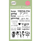 Carta Bella Keep Going Clear Stamps (CBFLN135040) (OUTLET)