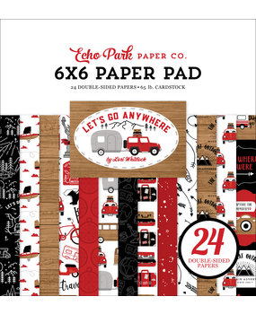 Echo Park Let's Go Anywhere 6x6 Inch Paper Pad (LGA242023) (DISCONTINUED)