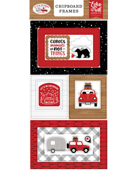 Echo Park Let's Go Anywhere Chipboard Frames (LGA242065) (DISCONTINUED)