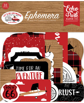 Echo Park Let's Go Anywhere Ephemera (LGA242024) (DISCONTINUED)