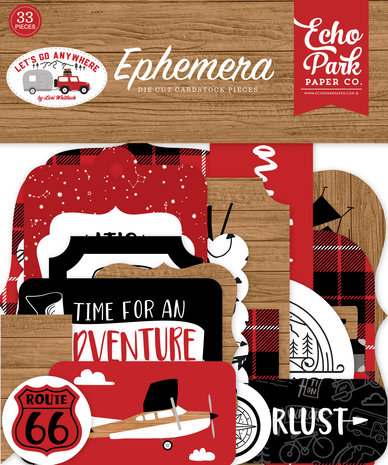Echo Park Let's Go Anywhere Ephemera (LGA242024) (DISCONTINUED)