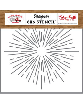 Echo Park Sunburst Stencil (LGA242033) (OUTLET)