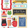 Echo Park I Love School Chipboard Phrases (SCH243022) (DISCONTINUED)