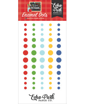 Echo Park I Love School Enamel Dots (SCH243028) (OUTLET)