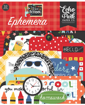 Echo Park I Love School Ephemera (SCH243024) (DISCONTINUED)