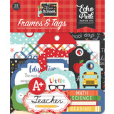 Echo Park I Love School Frames & Tags (SCH243025) (OUTLET)