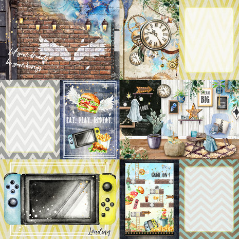 Memory Place Play! 12x12 Inch Journaling Cards Paper Pack (MP-60559) (OUTLET) Memory Place Play! 12x12 Inch Journaling Cards Paper Pack (MP-60559) (OUTLET)