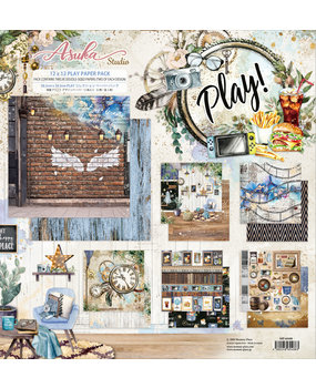 Memory Place Play! 12x12 Inch Paper Pack (MP-60488) (OUTLET)