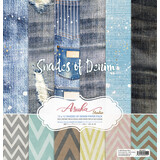 Memory Place Shades of Denim 12x12 Inch Paper Pack (MP-60551) (OUTLET)