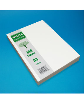 Craft UK A4 White Recycled Cardstock Pack (CUK2255)