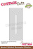 Nested Stitched Rectangles Slimline (CCB-082) (OUTLET) Nested Stitched Rectangles Slimline (CCB-082) (OUTLET)