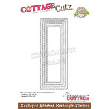 Scrapping Cottage Scalloped Stitched Rectangle Slimline (CCB-084) (OUTLET)