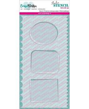 CarlijnDesign Stencil Slimline Backdrops 1 (CDSC-0013) (DISCONTINUED)
