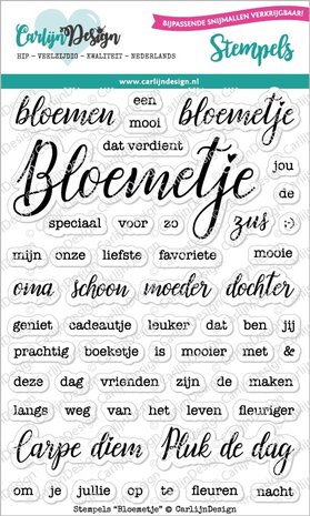 CarlijnDesign Clear Stamps Bloemetje (CDST-0063) (DISCONTINUED)