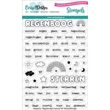 CarlijnDesign Stempels Regenboog & Sterren (CDST-0062) (DISCONTINUED)