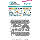 CarlijnDesign Snijmallen Regenboog & Sterren (CDSN-0101) (DISCONTINUED)