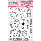 CarlijnDesign Stempels Miss Sparkles Unicorns (CDJD-0010) (DISCONTINUED)