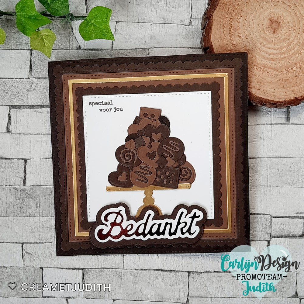 CarlijnDesign Dies Foute Chocola Chocolates (CDSN-0107) (DISCONTINUED)