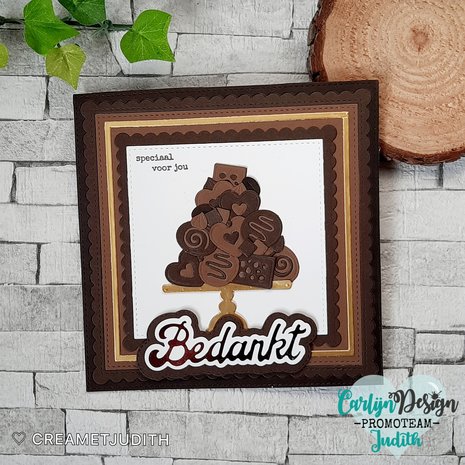 CarlijnDesign Dies Foute Chocola Chocolates (CDSN-0107) (DISCONTINUED)