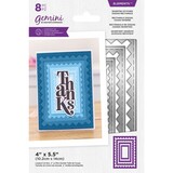 Gemini Inverted Stitched ZigZag Rectangle Elements Dies (GEM-MD-ELE-ISZR) (DISCONTINUED)