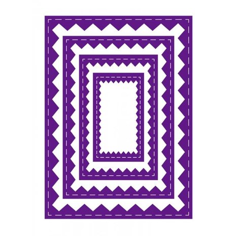 Gemini Inverted Stitched ZigZag Rectangle Elements Dies (GEM-MD-ELE-ISZR) (DISCONTINUED) Gemini Inverted Stitched ZigZag Rectangle Elements Dies (GEM-MD-ELE-ISZR) (DISCONTINUED)