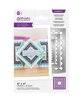 Gemini Inverted Stitched ZigZag Square Elements Dies (GEM-MD-ELE-ISZS) (DISCONTINUED)