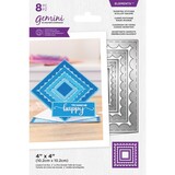 Gemini Inverted Stitched Scallop Square Elements Dies (GEM-MD-ELE-ISSS) (DISCONTINUED)