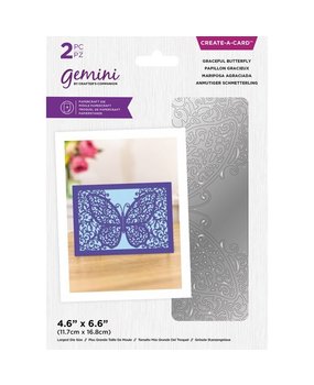 Gemini Graceful Butterfly Create-a-Card Dies (GEM-MD-CAD-GRBU) (DISCONTINUED)