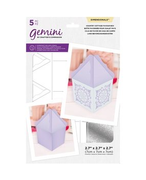Gemini Country Cottage Favour Box Dimensionals Die & Stencil (GEM-MD-DIM-CCO) (DISCONTINUED)