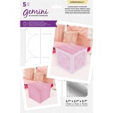 Gemini Locking Heart Favour Box Dimensionals Die & Stencil (GEM-MD-DIM-LOC) (DISCONTINUED)