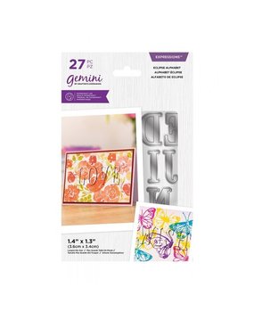 Gemini Eclipse Alphabet Expressions Dies (GEM-MD-EXP-ECAL) (DISCONTINUED)