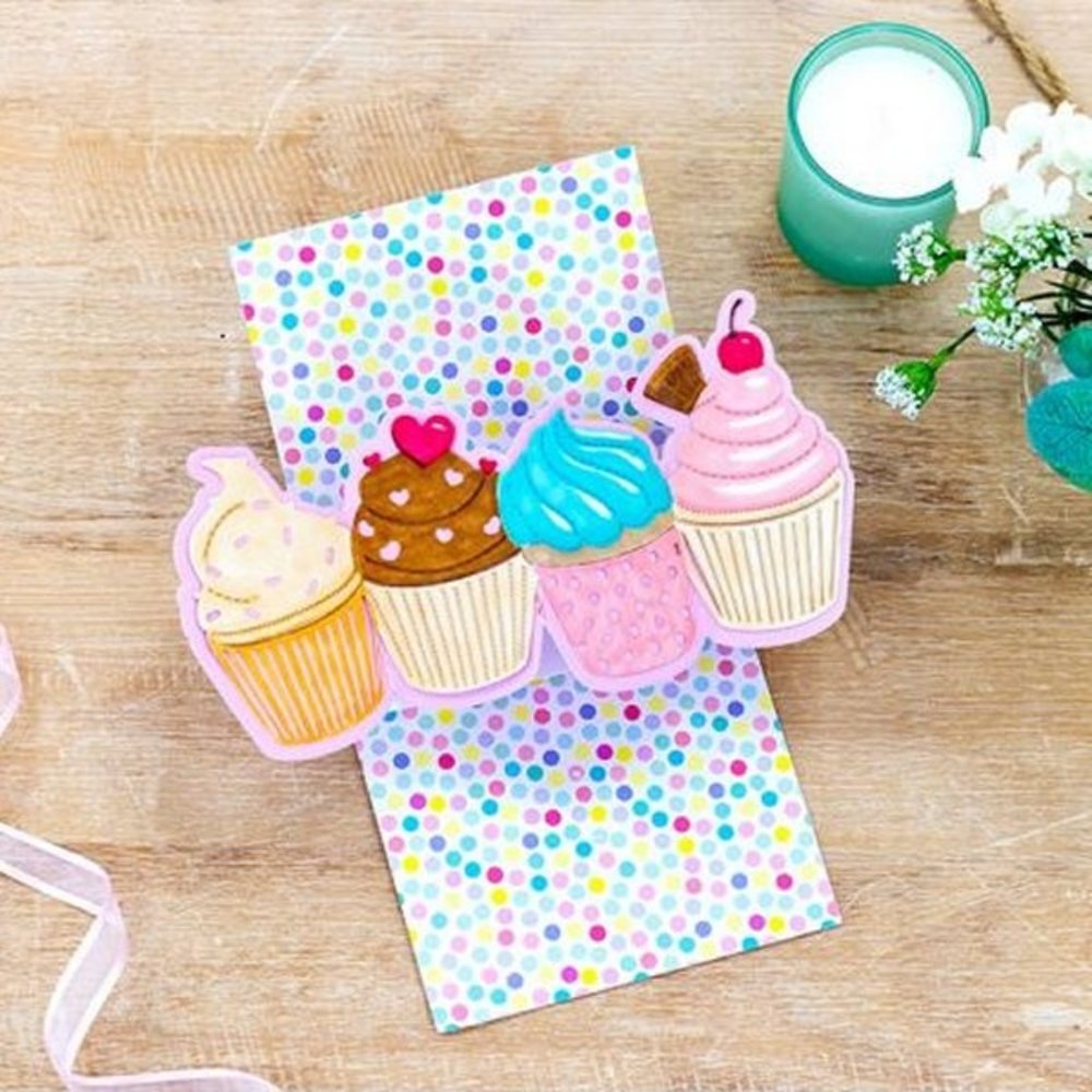 Gemini Cake Time Elements Dies (GEM-MD-ELE-CAKTI) (OUTLET)