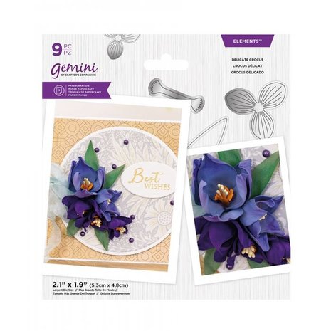 Gemini Delicate Crocus Elements Dies (GEM-MD-ELE-DECR) (DISCONTINUED) Gemini Delicate Crocus Elements Dies (GEM-MD-ELE-DECR) (DISCONTINUED)