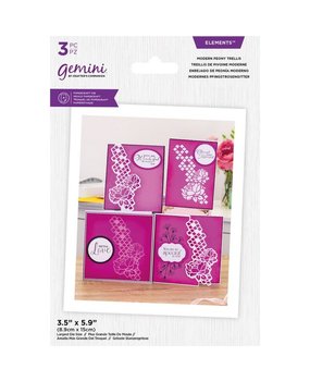 Gemini Modern Peony Trellis Elements Dies (GEM-MD-ELE-MOPT) (DISCONTINUED)