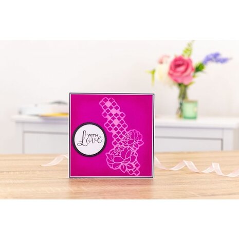 Gemini Modern Peony Trellis Elements Dies (GEM-MD-ELE-MOPT) (DISCONTINUED)