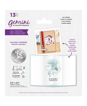 Gemini Go Camping Stamp & Die (GEM-STD-GOCAMP) (OUTLET)