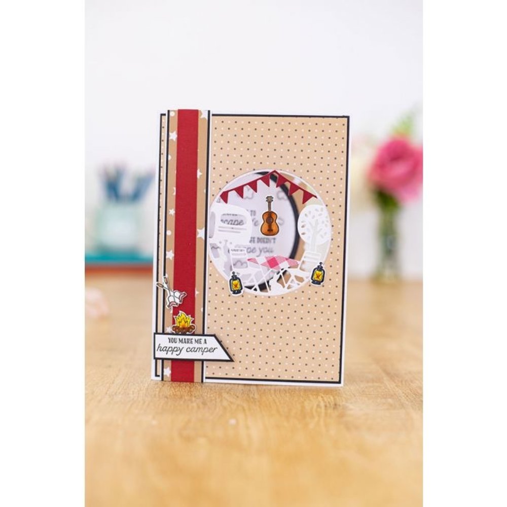 Gemini Go Camping Stamp & Die (GEM-STD-GOCAMP) (OUTLET)