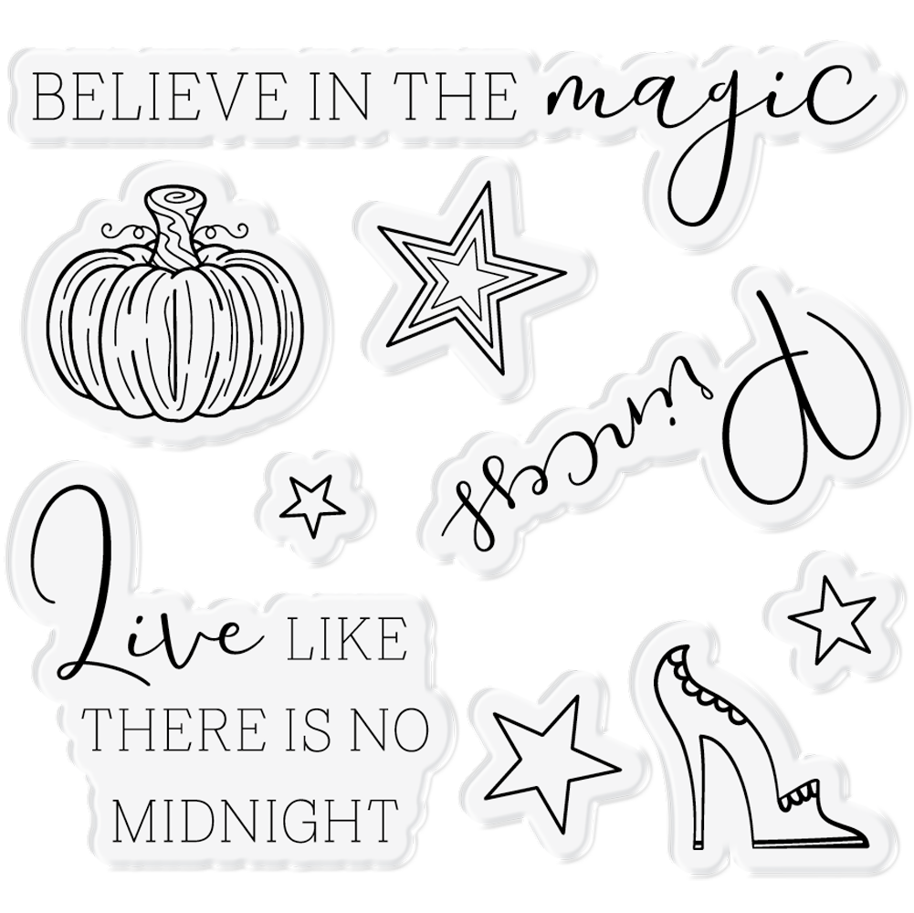 Gemini Fairytale Wishes Stamp & Die (GEM-STD-FAIWIS) (OUTLET)