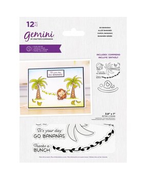 Gemini Go Bananas Stamp & Die (GEM-STD-PSGOBA) (OUTLET)
