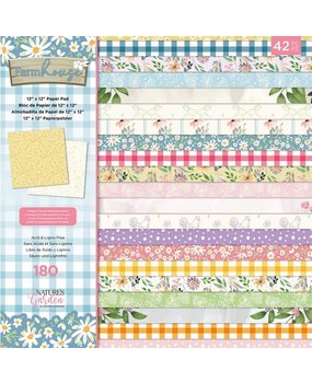 Crafter's Companion Farmhouse 12x12 Inch Paper Pad (NG-FH-PAD12) (OUTLET) Crafter's Companion Farmhouse 12x12 Inch Paper Pad (NG-FH-PAD12) (OUTLET)