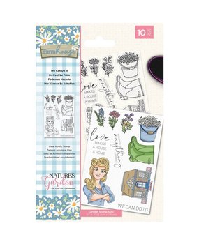Crafter's Companion Farmhouse We Can Do It Clear Stamps (NG-FH-CA-WCDI) (OUTLET)