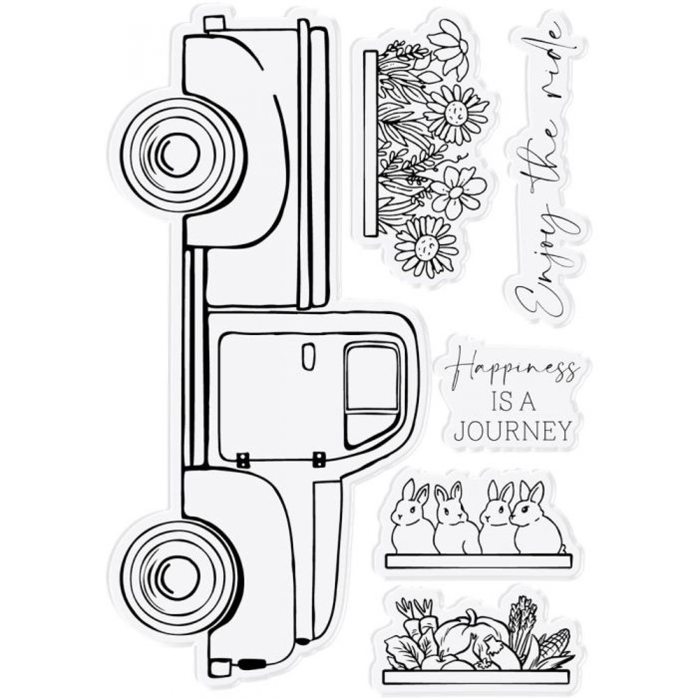 Crafter's Companion Farmhouse Enjoy The Ride Stamp & Die (NG-FH-STD-ETRI) (OUTLET) Crafter's Companion Farmhouse Enjoy The Ride Stamp & Die (NG-FH-STD-ETRI) (OUTLET)