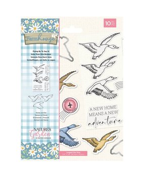 Crafter's Companion Farmhouse Flying By To Say Hi Stamp & Die (NG-FH-STD-FBSH) (OUTLET)