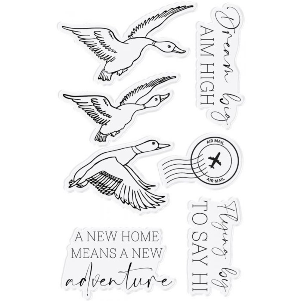 Crafter's Companion Farmhouse Flying By To Say Hi Stamp & Die (NG-FH-STD-FBSH) (OUTLET) Crafter's Companion Farmhouse Flying By To Say Hi Stamp & Die (NG-FH-STD-FBSH) (OUTLET)