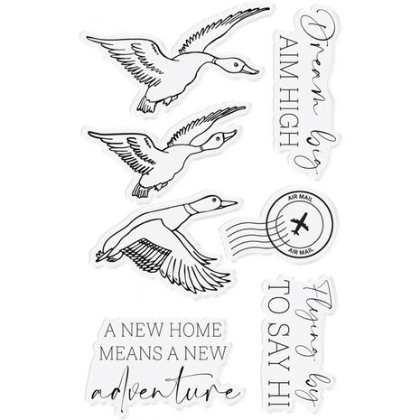 Crafter's Companion Farmhouse Flying By To Say Hi Stamp & Die (NG-FH-STD-FBSH) (OUTLET) Crafter's Companion Farmhouse Flying By To Say Hi Stamp & Die (NG-FH-STD-FBSH) (OUTLET)