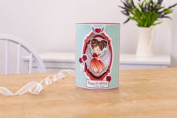 Crafter's Companion Angel Inspiration Angel Wishes Stamp & Die (CF-STD-ANWI) (OUTLET)