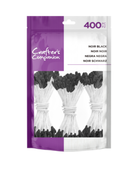 Crafter's Companion Noir Black Flower Stamens (400pcs) (CC-STAMEN-BLA) (OUTLET)