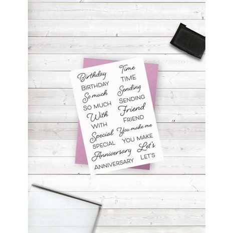 Crafter's Companion Celebration Sentiments Clear Stamps (CC-ST-CA-CELSE) (OUTLET) Crafter's Companion Celebration Sentiments Clear Stamps (CC-ST-CA-CELSE) (OUTLET)