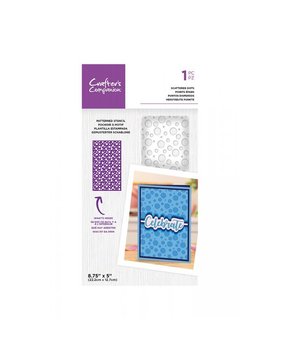 Crafter's Companion Scattered Dots Patterned Stencils (CC-STEN-SCATDO) (OUTLET)