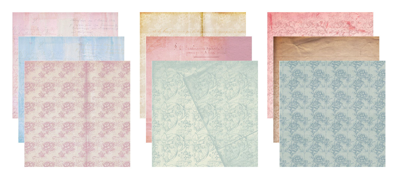 Crafter's Companion Letters From The Heart 12x12 Inch Paper Pad (S-LFTH-PAD12) (OUTLET)